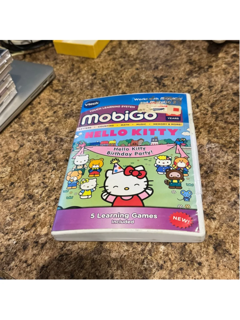 VTech Hello Kitty Birthday Party MobiGo Learning Game New Sealed